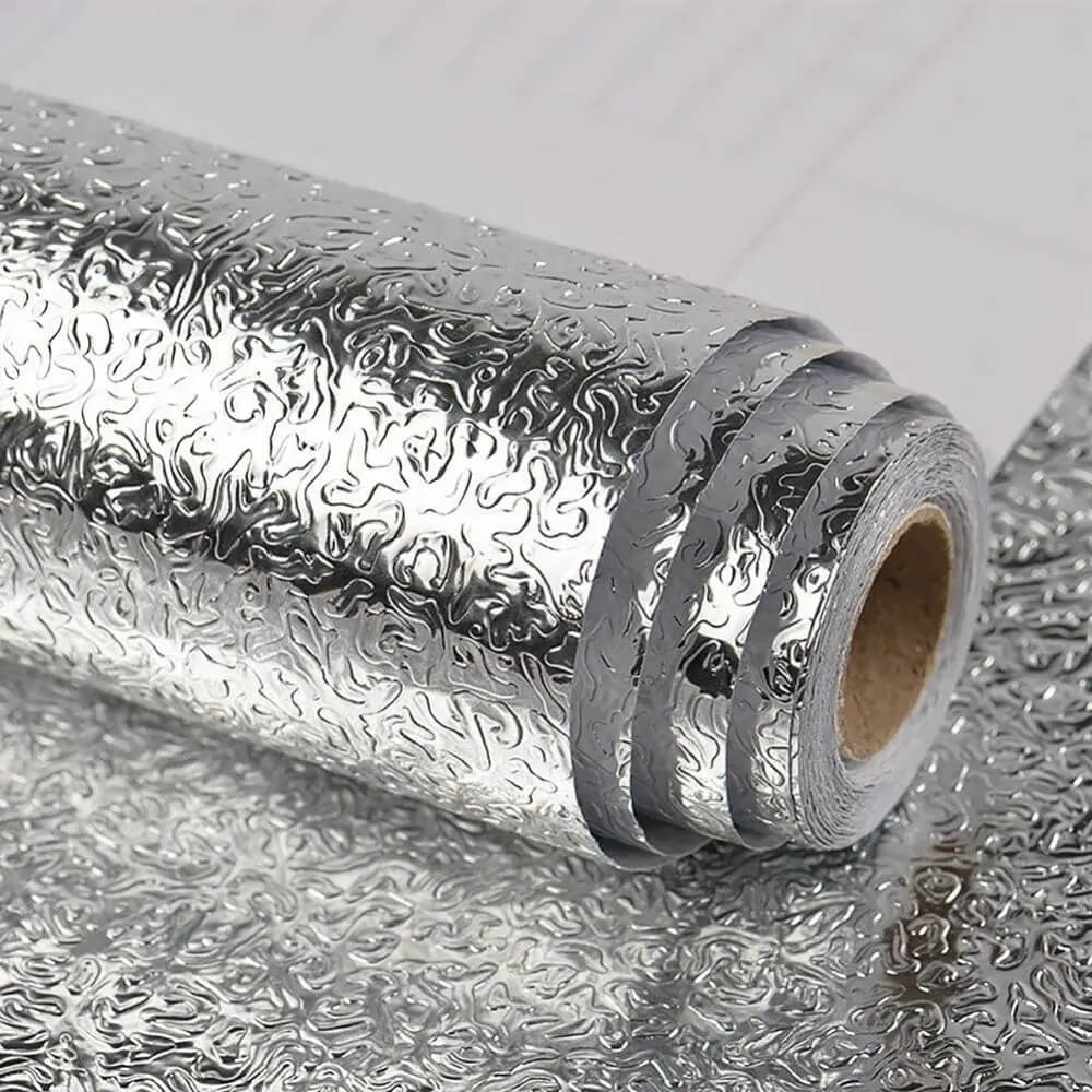 VINIL DE ALUMINIO ADHESIVO (para protección de superficies de 5 Metros x 60 cm) 🗞️🗞️