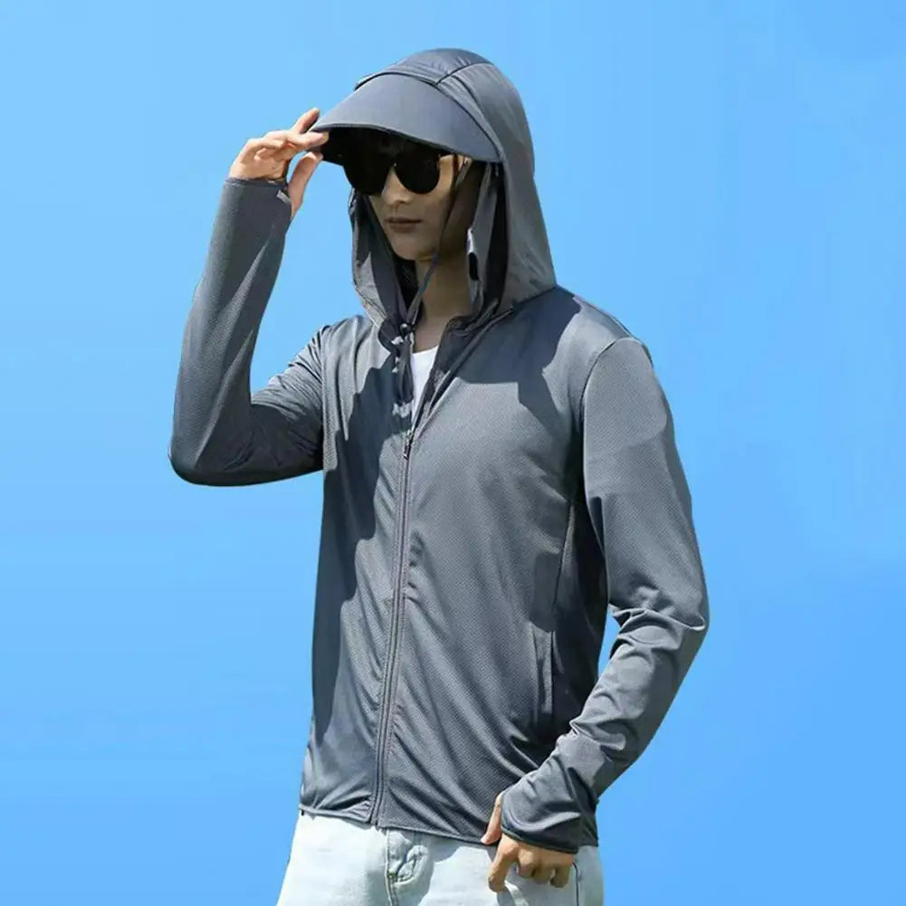 CASACA SOLAR DE VERANO CON PROTECTOR UV PARA HOMBRES Y MUJERES☀️🧊🛍️