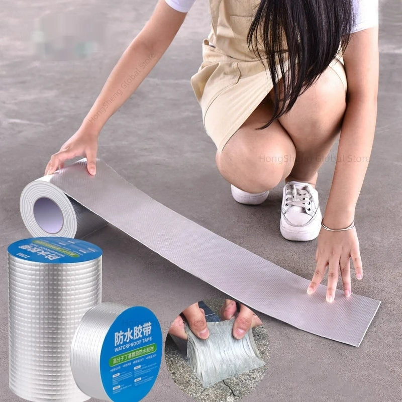 CINTA DE BUTILO CON LAMINAS DE ALUMINIO ❇️SUPER FUERTE ❇️