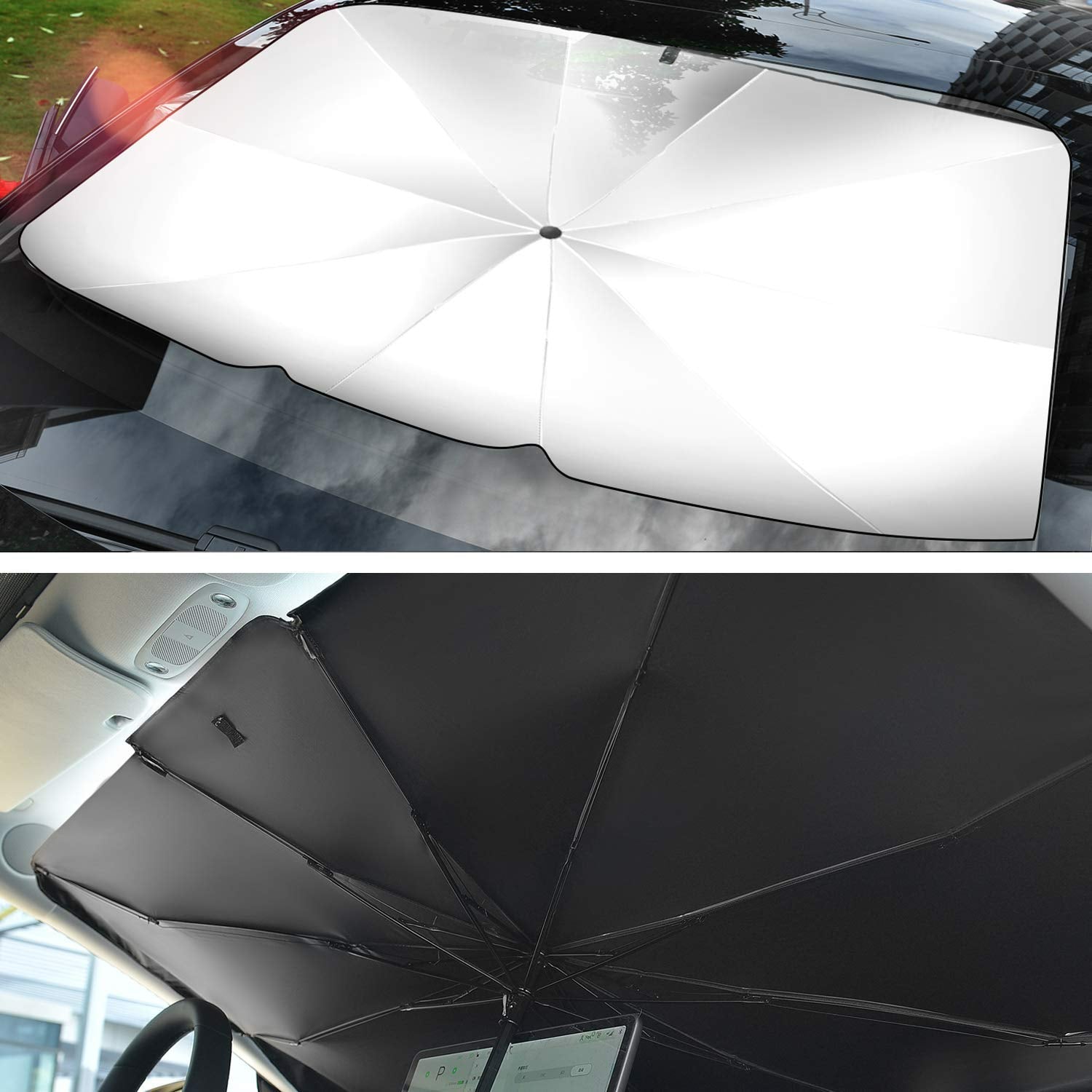 💥PARASOL RECTRACTIL PARA EL CUIDADO DEL INTERIOR DE AUTO💥🚘🚍