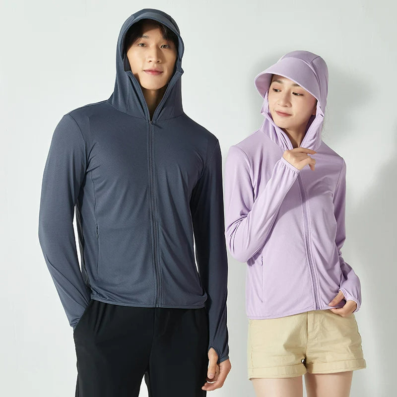 CASACA SOLAR DE VERANO CON PROTECTOR UV PARA HOMBRES Y MUJERES☀️🧊🛍️