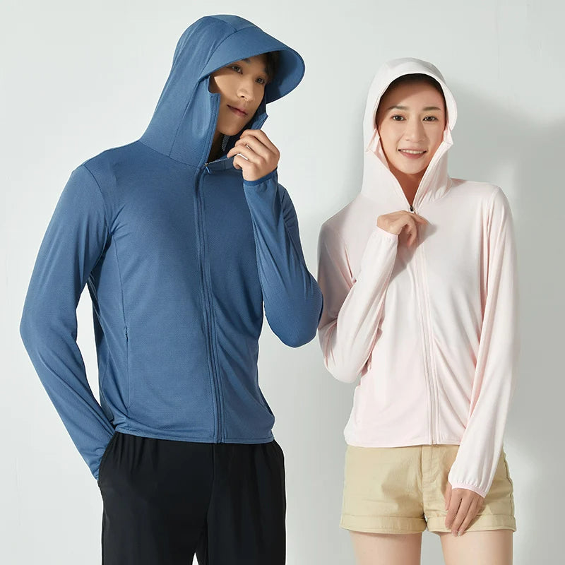 CASACA SOLAR DE VERANO CON PROTECTOR UV PARA HOMBRES Y MUJERES☀️🧊🛍️