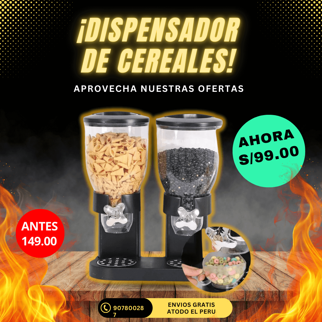 DISPENSADOR DE CEREALES Y GRANOS 😛secos😛