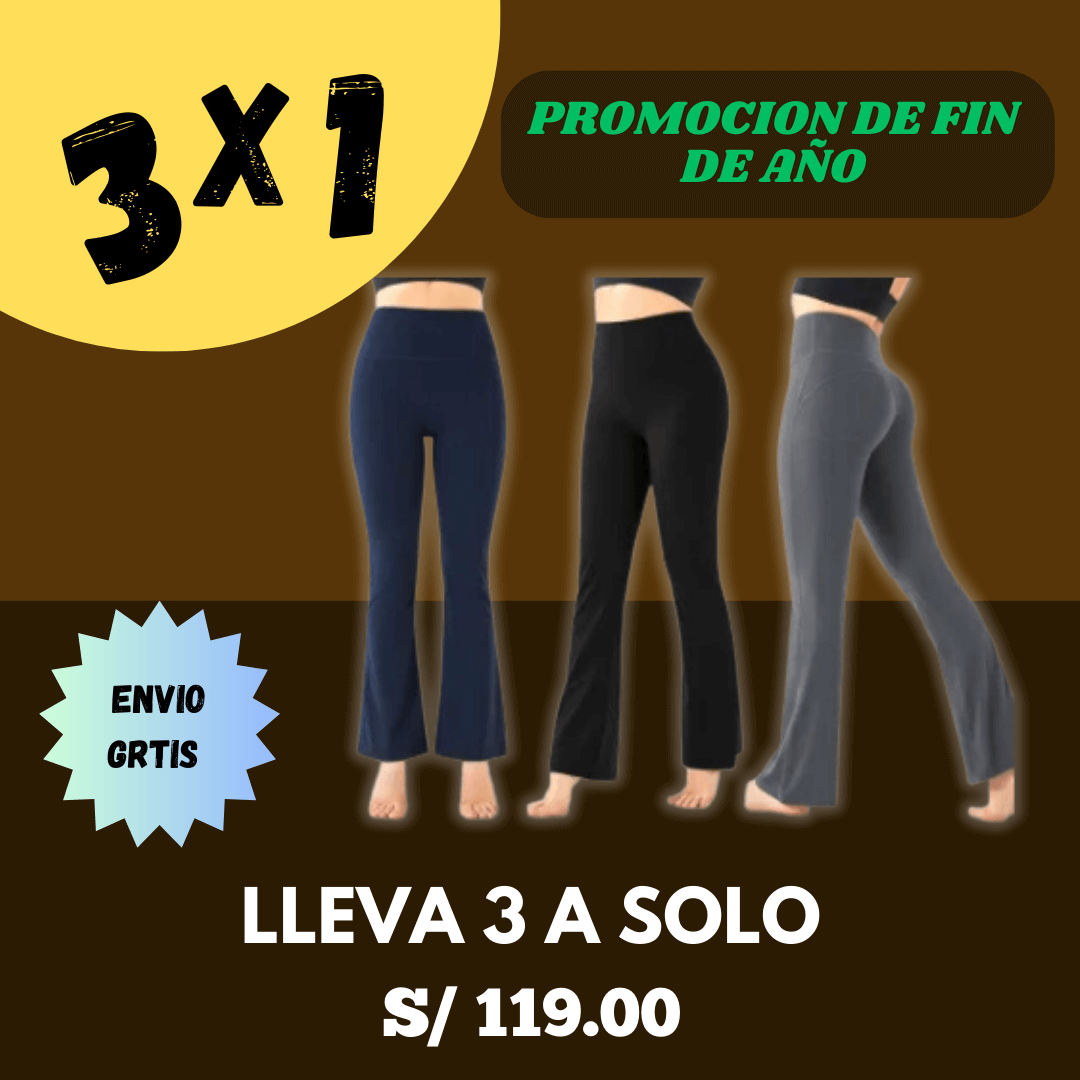 LEGGINS ACAMPANADO ( con efecto push up)