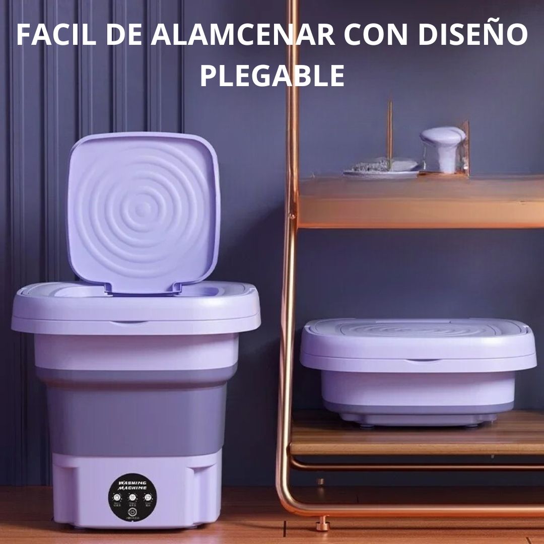 MINILAVADORA PORTATIL PLEGABLE 💦🧼