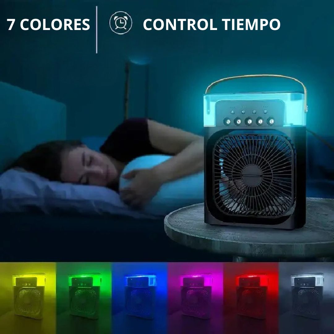 🍃MINI AIRE ACONDICIONADO HUMIDIFICADOR DE ESCRITORIO PORTATIL 💦
